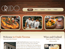 Tablet Screenshot of crudotaverna.com